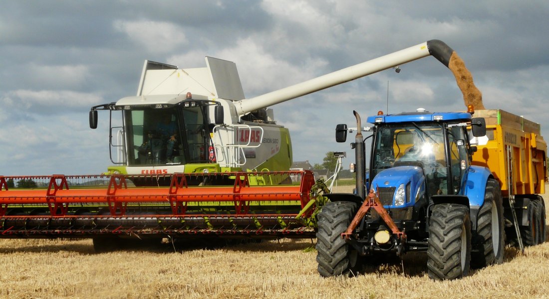 Einholen der Ernteerzeugnisse